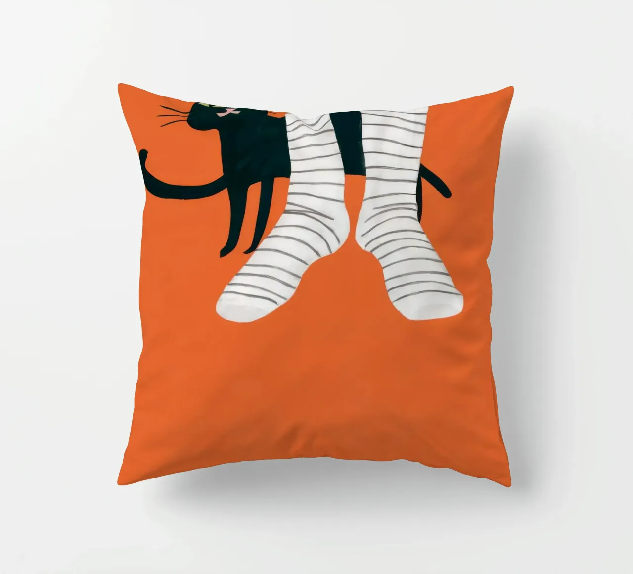 Buffonate di calzini felini cuscino da Lune Dreams