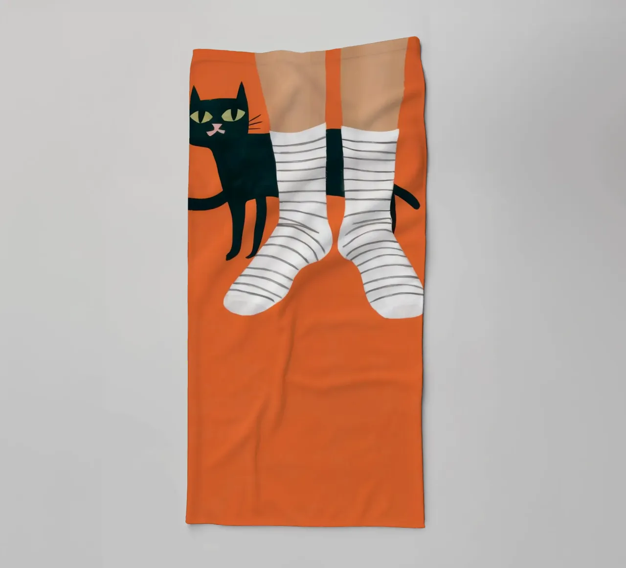 Buffonate di calzini felini asciugamano da bagno da Lune Dreams