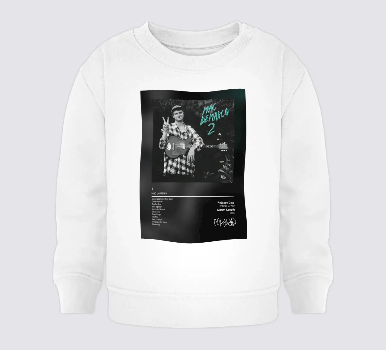 2 By Mac DeMarco felpa neonato da DGUnder
