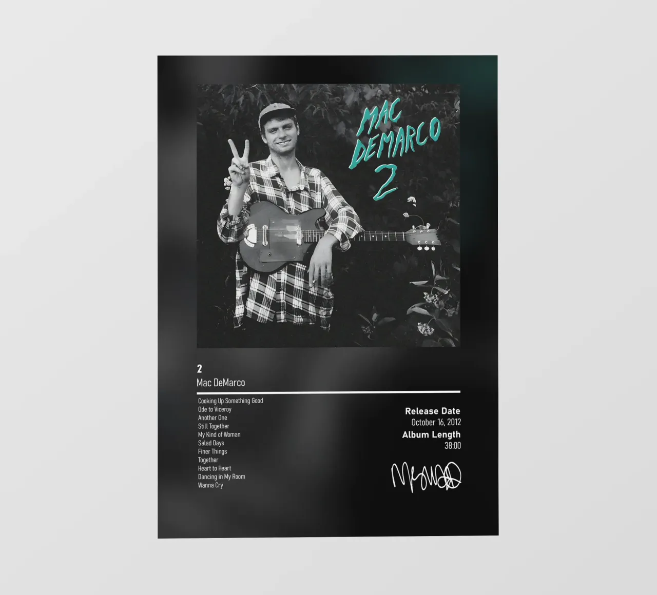 2 By Mac DeMarco pellicola backlit da DGUnder