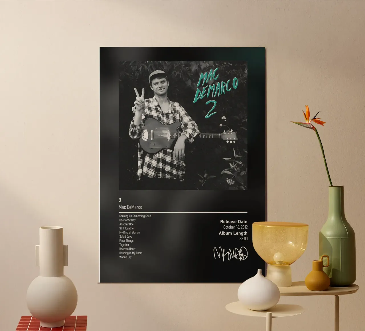 2 By Mac DeMarco alluminio dibond da DGUnder