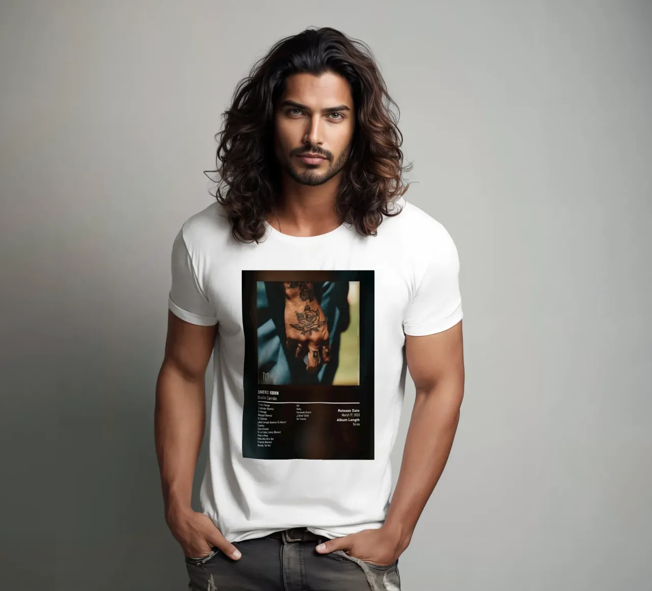 3MEN2 KBRN (2023) by Eladio Carrión t-shirt da DGUnder