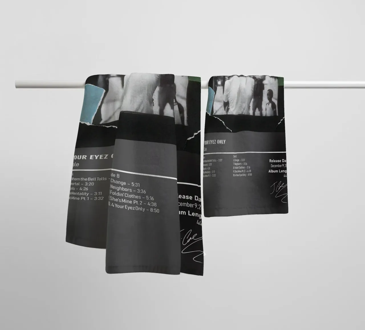 4 Your Eyez Only by J. Cole asciugamano da bagno da DGUnder