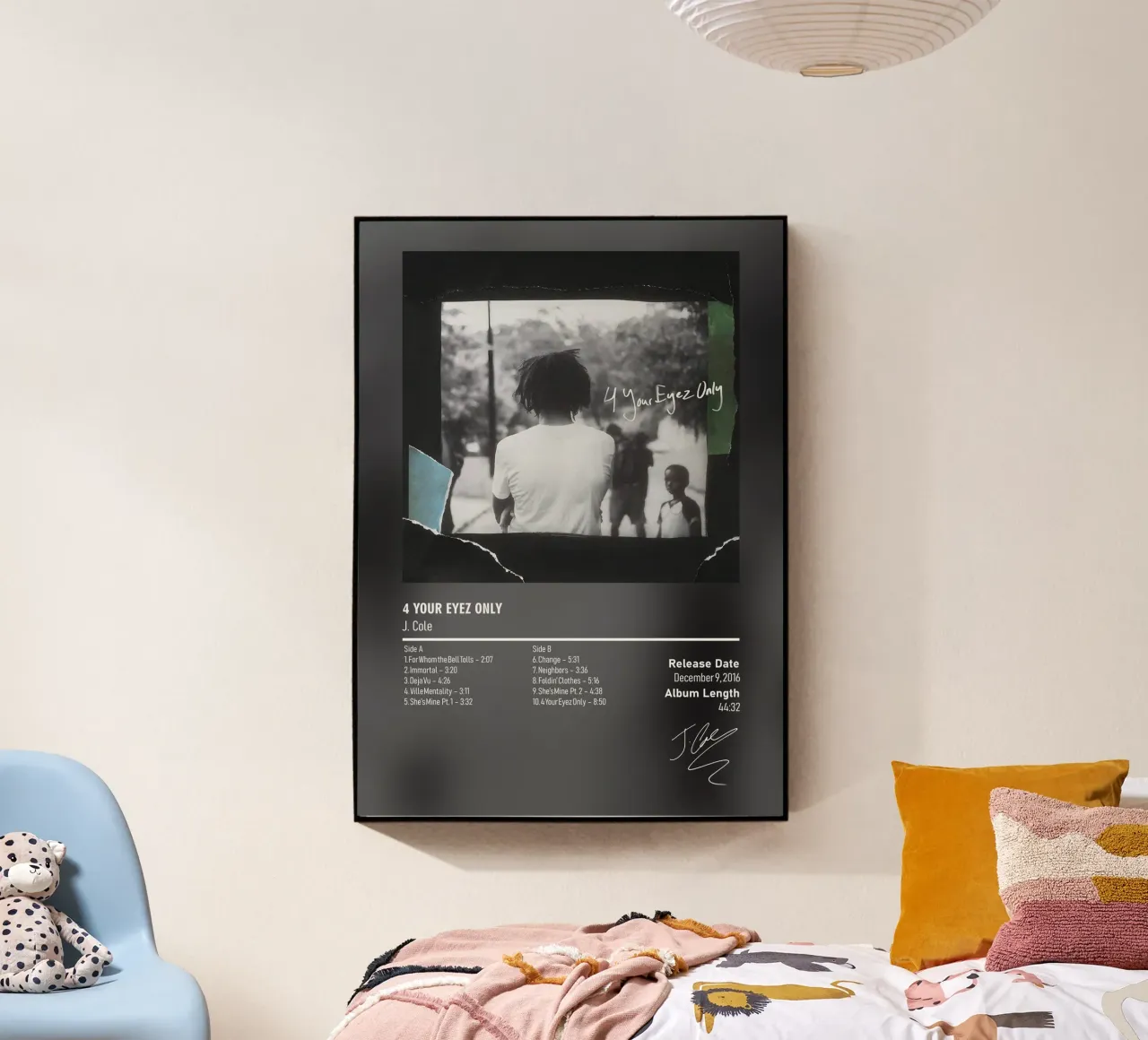 4 Your Eyez Only by J. Cole plexiglass da DGUnder