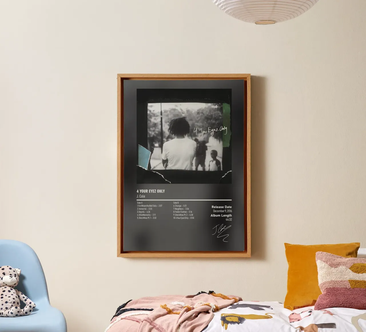 4 Your Eyez Only by J. Cole tela da DGUnder