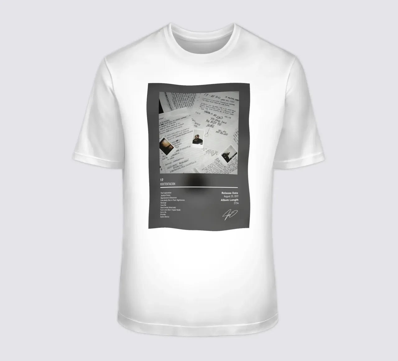17 By XXXTENTACION t-shirt da DGUnder