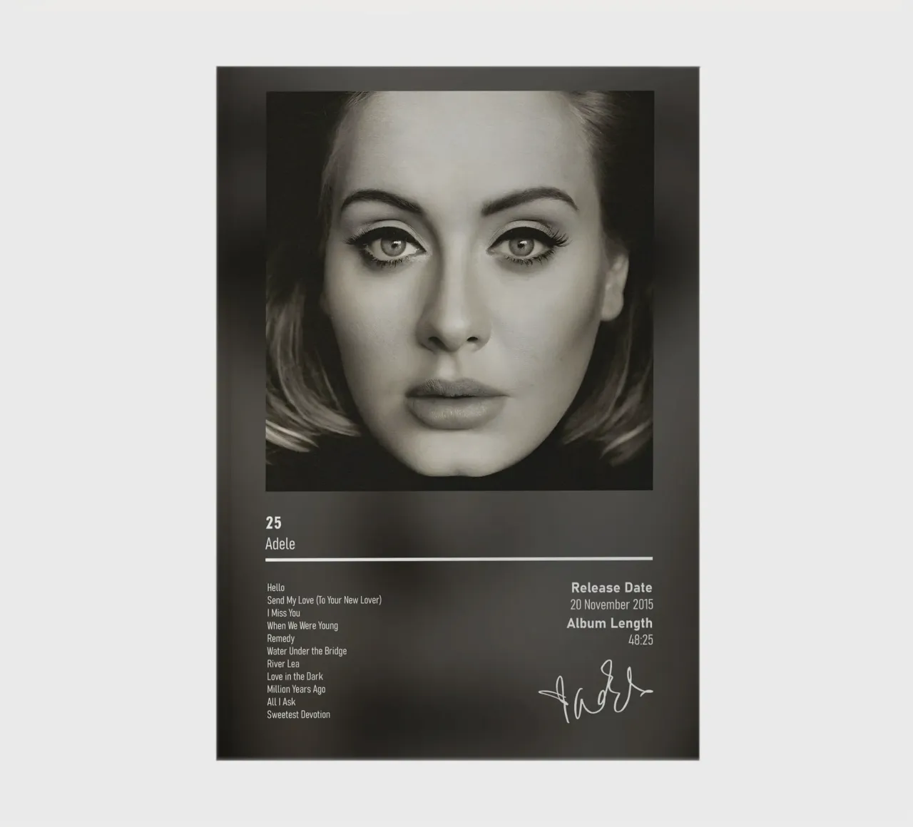 25 By Adele notebook by DGUnder