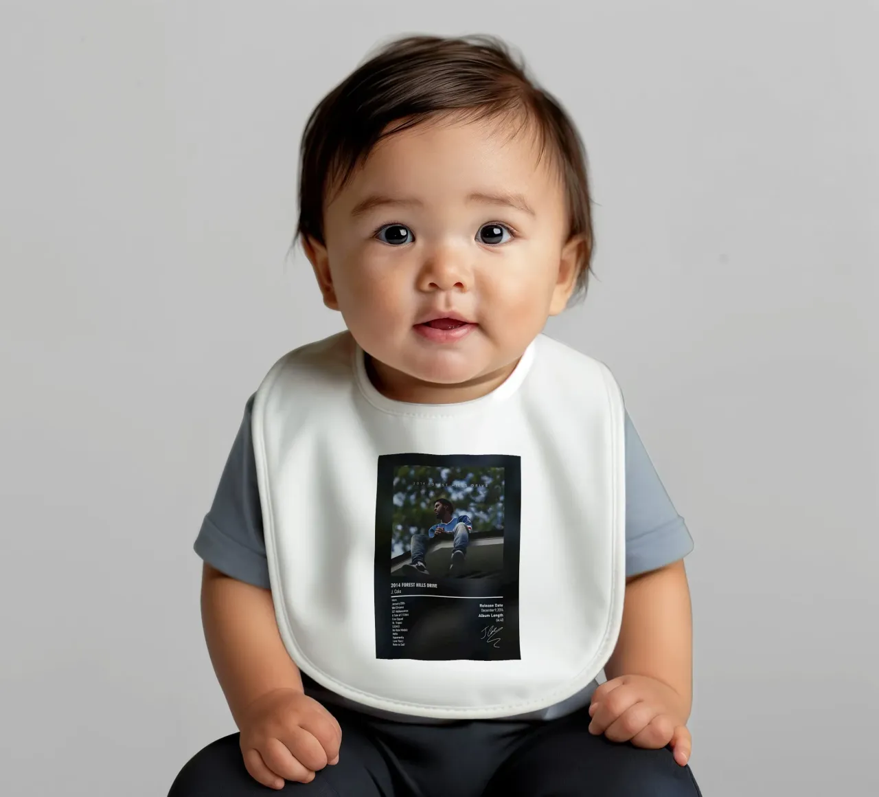2014 Forest Hills Drive (2014) J. Cole baby bib by DGUnder