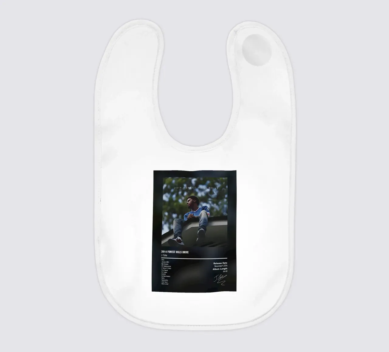 2014 Forest Hills Drive (2014) J. Cole baby bib by DGUnder