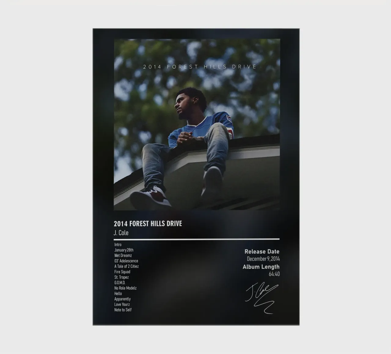 2014 Forest Hills Drive (2014) J. Cole notebook by DGUnder