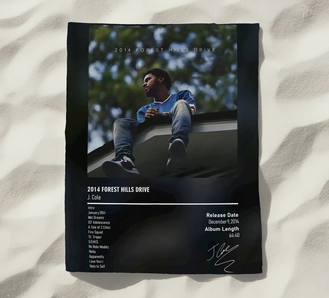 2014 Forest Hills Drive (2014) J. Cole telo mare da DGUnder