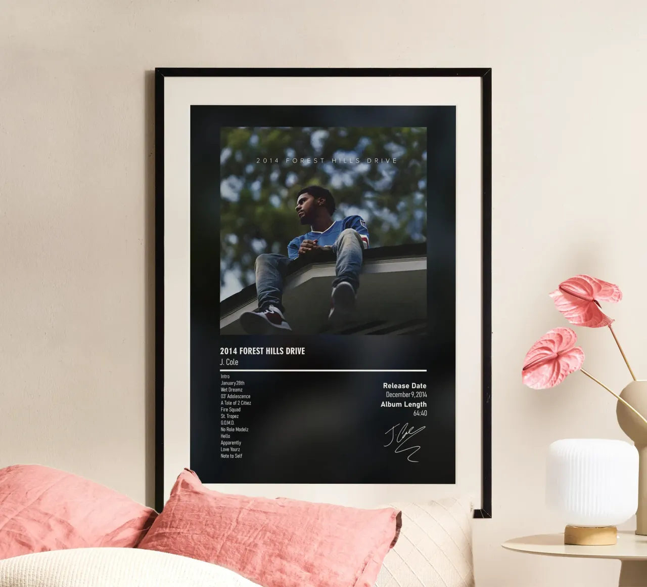 2014 Forest Hills Drive (2014) J. Cole Poster von DGUnder