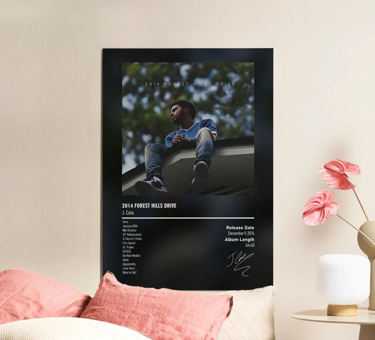 2014 Forest Hills Drive (2014) J. Cole Poster von DGUnder
