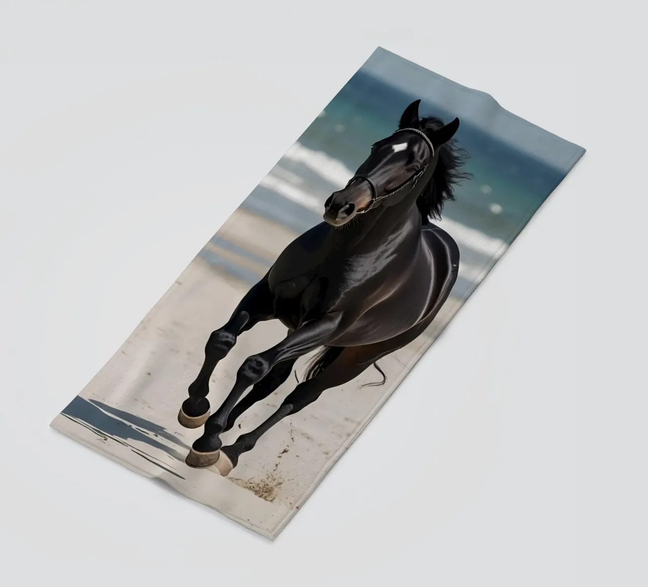 Pferd am Strand telo mare da Poster Dreams
