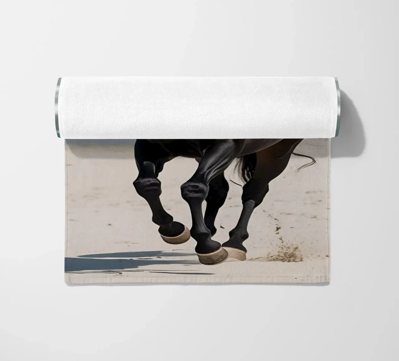 Pferd am Strand telo mare da Poster Dreams