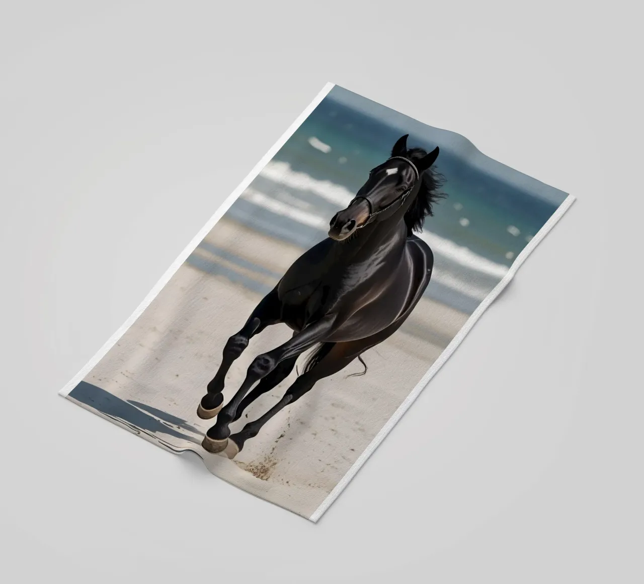 Pferd am Strand telo mare da Poster Dreams