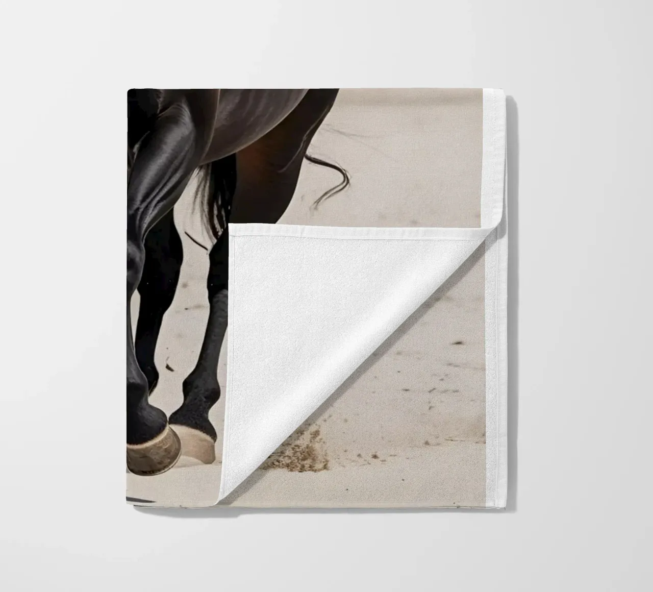 Pferd am Strand telo mare da Poster Dreams