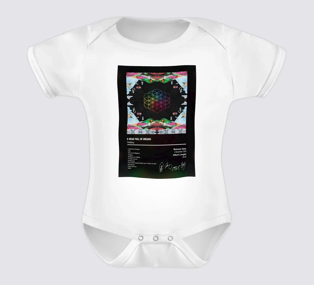 A Head Full of Dreams By Coldplay body neonato maniche corte da DGUnder