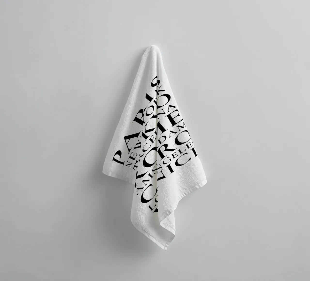 Metropolises - Cities of the world towel by Typo Designs