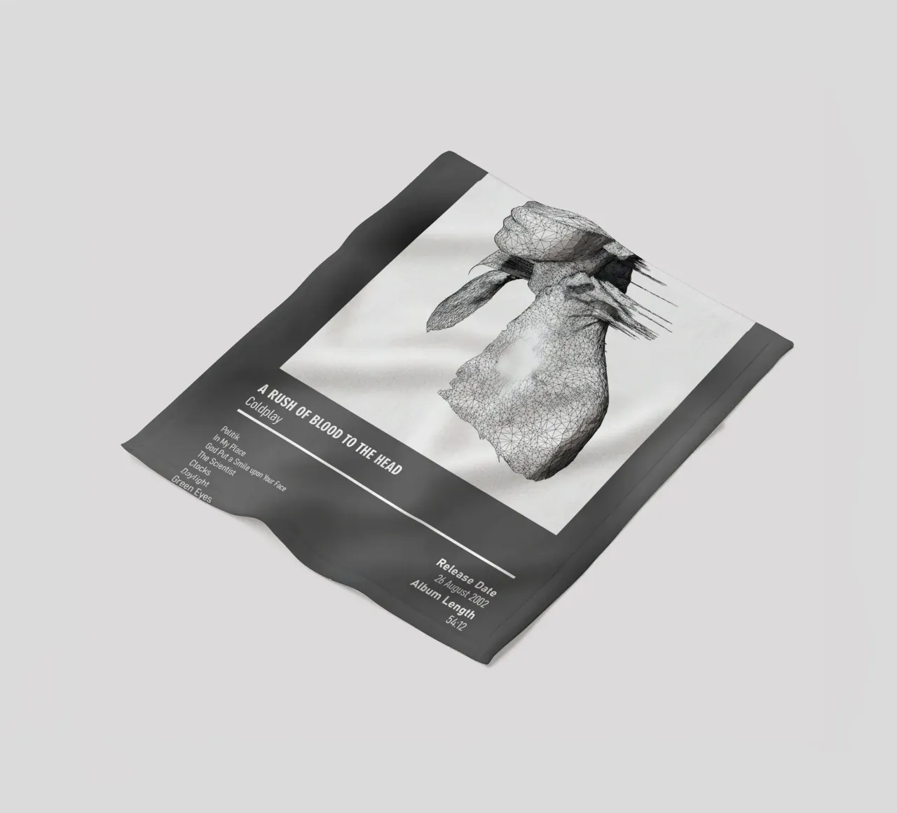A Rush of Blood to the Head By Coldplay coperta in pile da DGUnder