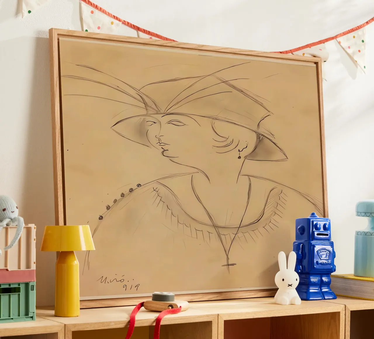 Signora con cappello plexiglass da Narciso