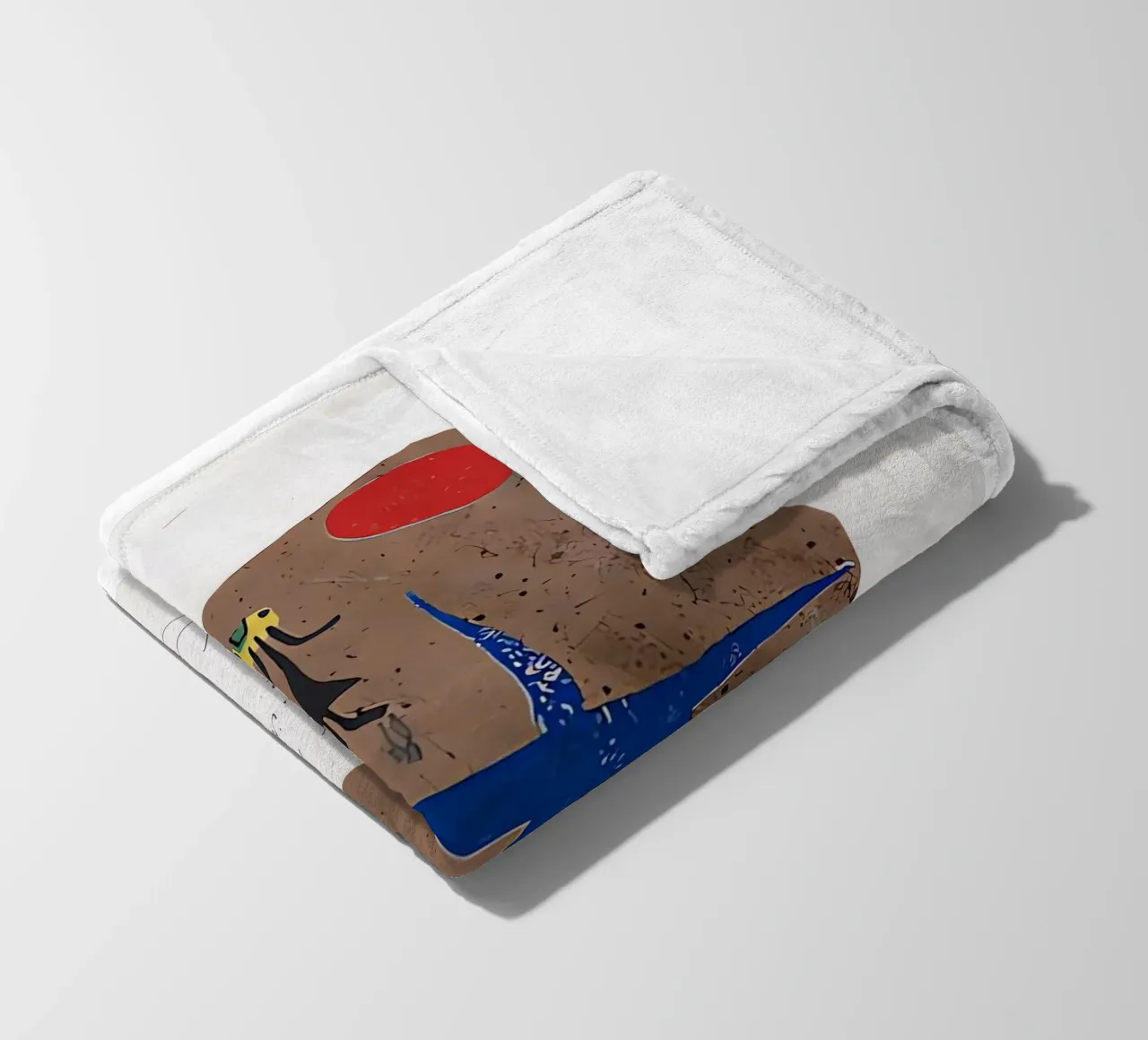 Joan Miró fleece blanket by Narciso