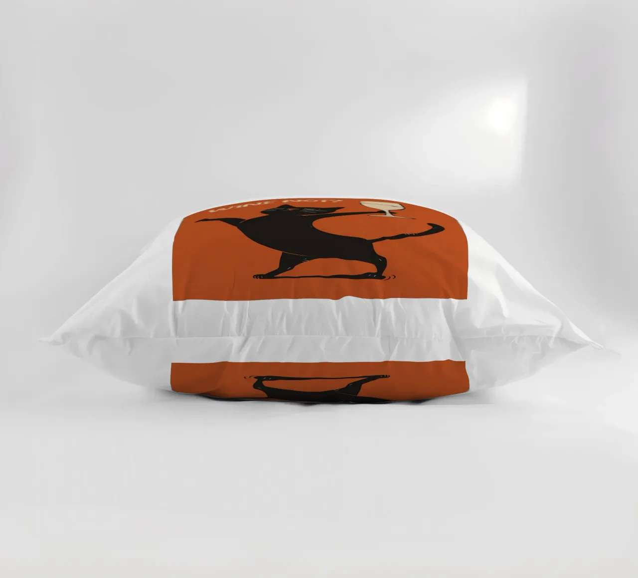 Wine Not decorative cushion by Arjun