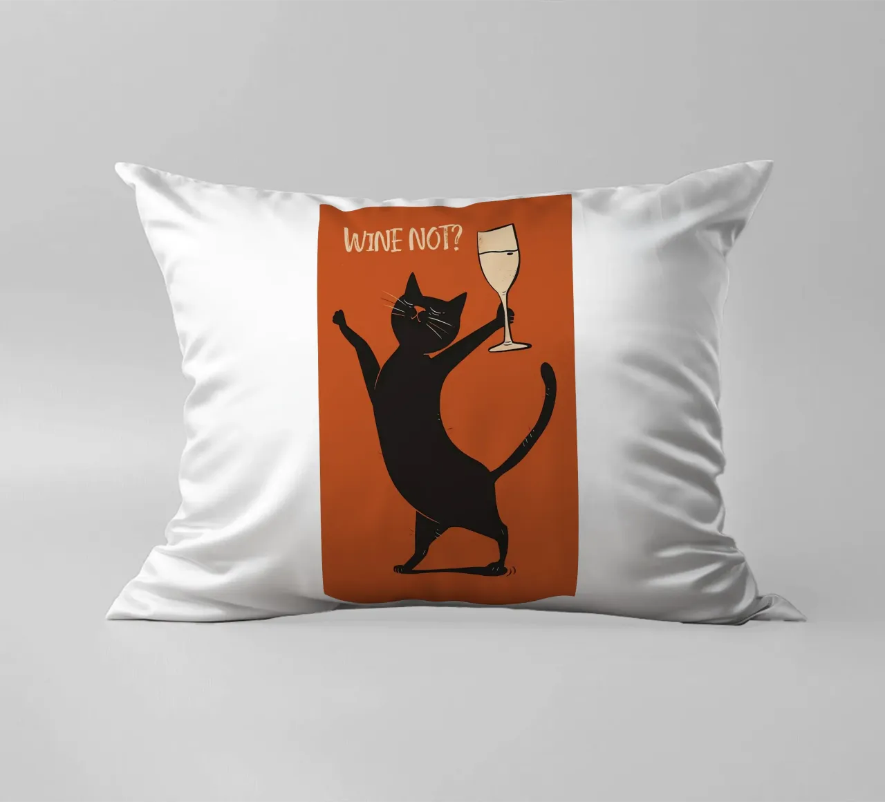 Wine Not decorative cushion by Arjun