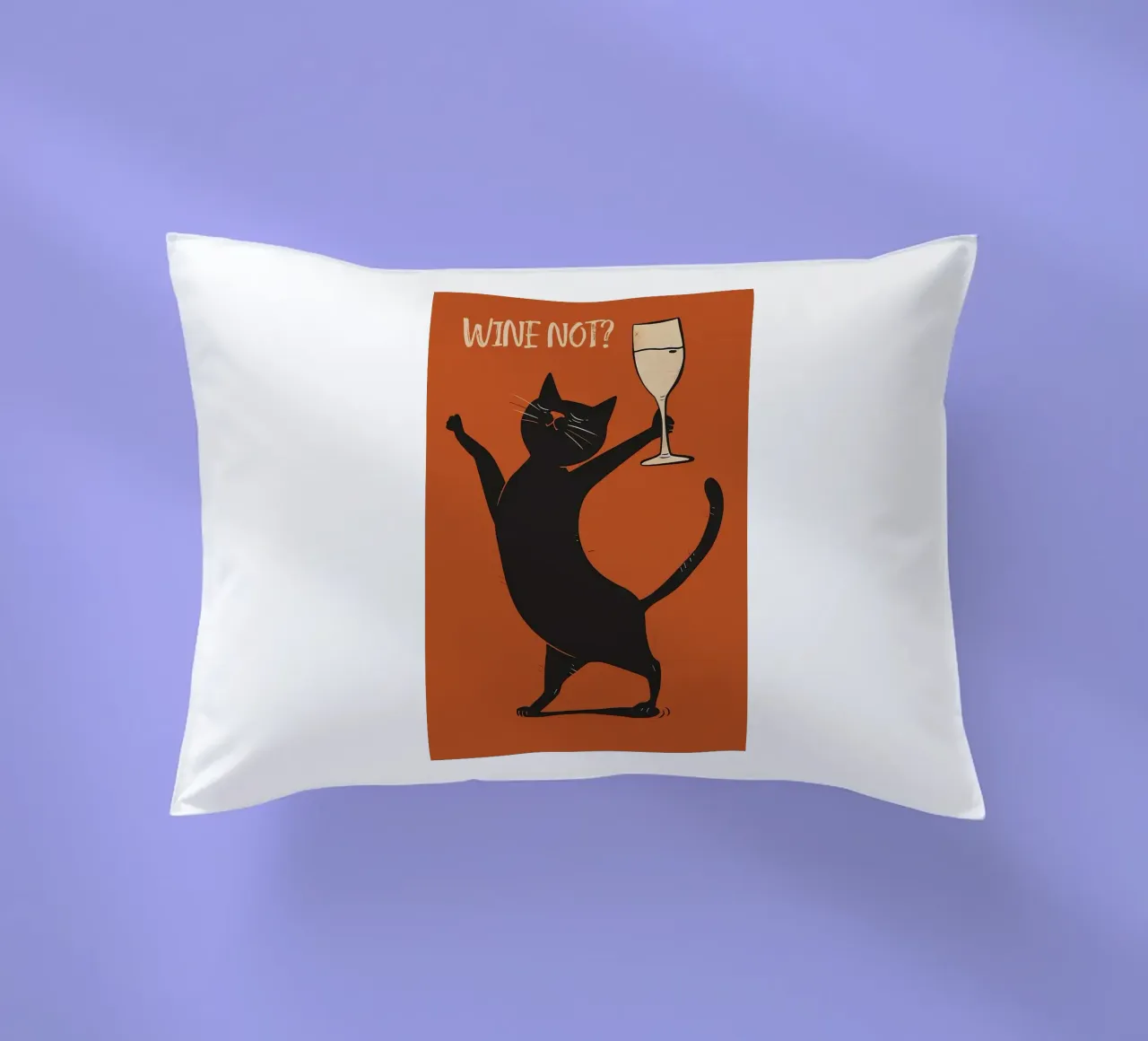 Wine Not decorative cushion by Arjun