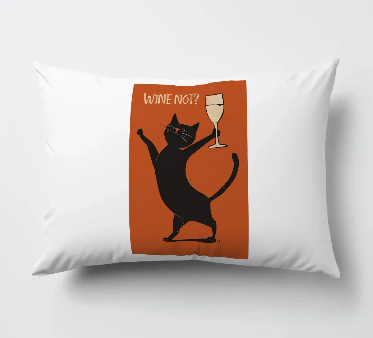 Wine Not decorative cushion by Arjun