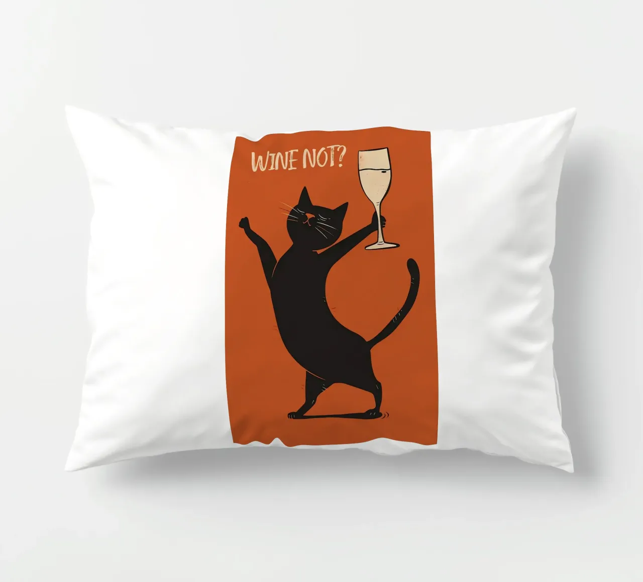 Wine Not decorative cushion by Arjun