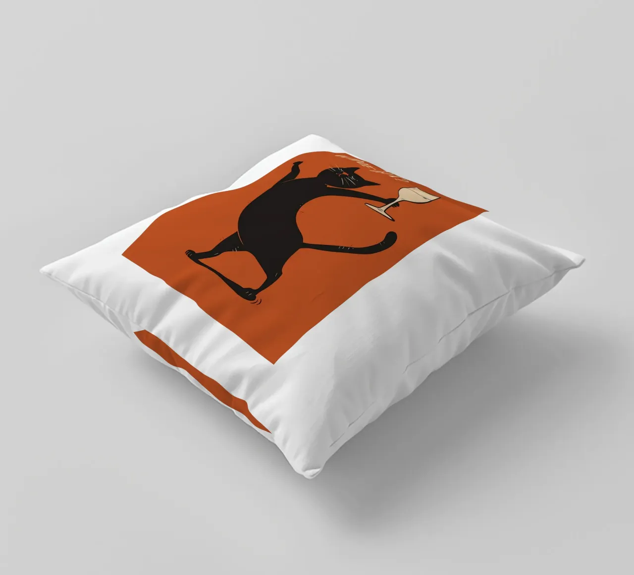 Wine Not decorative cushion by Arjun