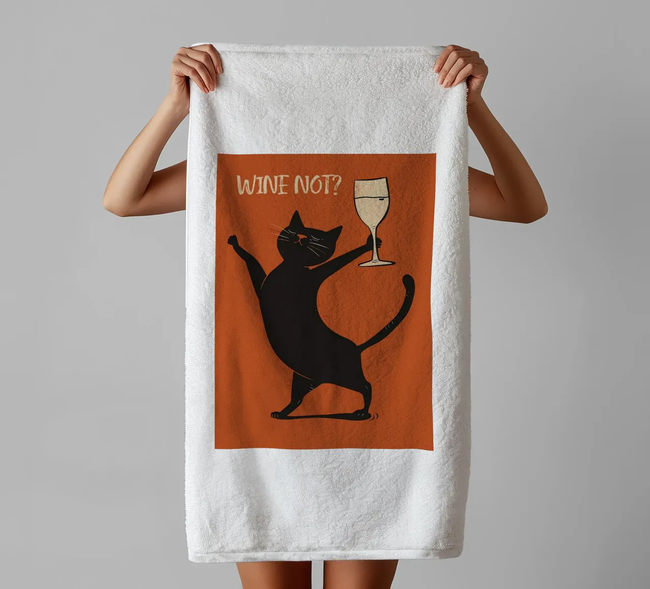 Wine Not towel by Arjun