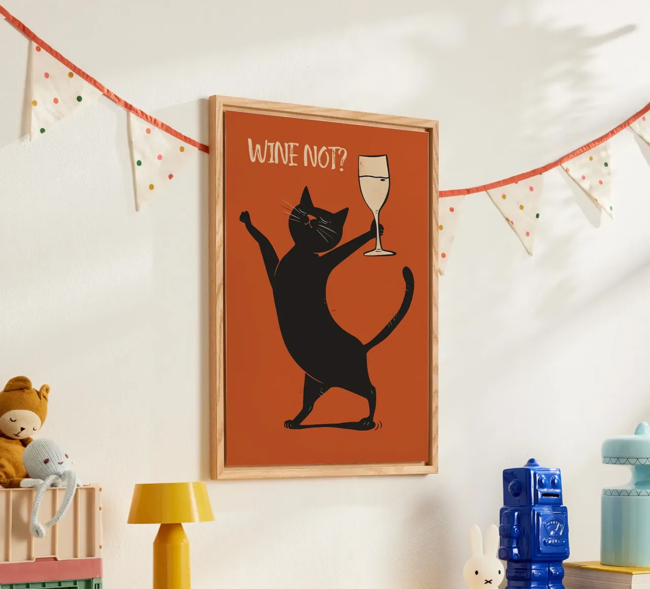 Wine Not acrylic glass by Arjun