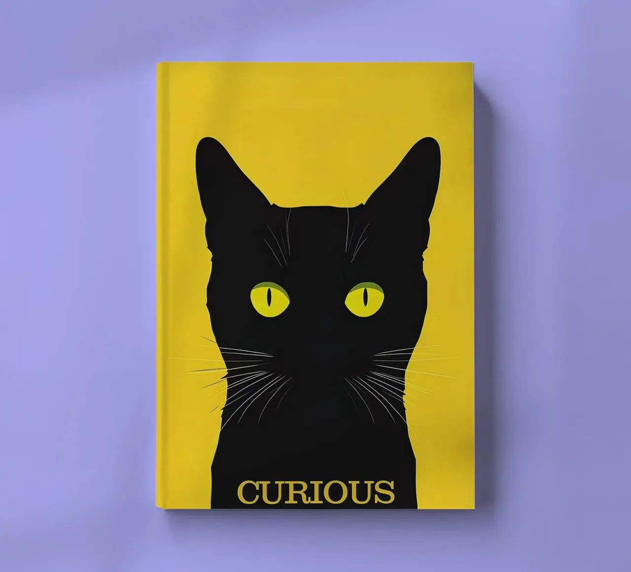 Curious Black Cat notebook by Arjun