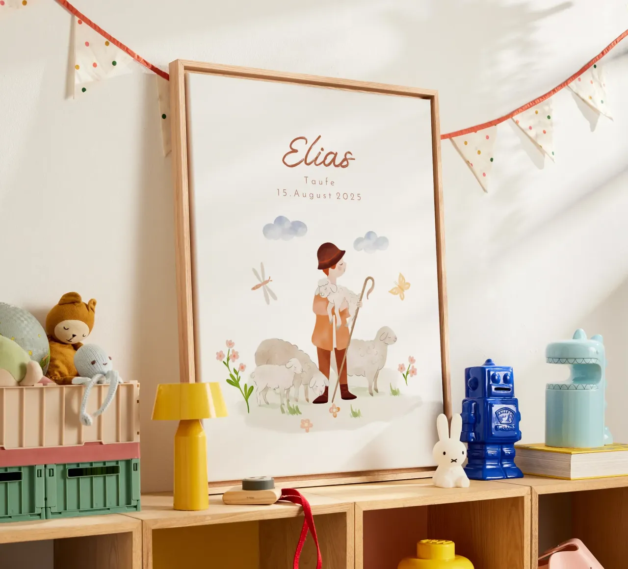 Hirte canvas met Baklijst van Kartenliebe