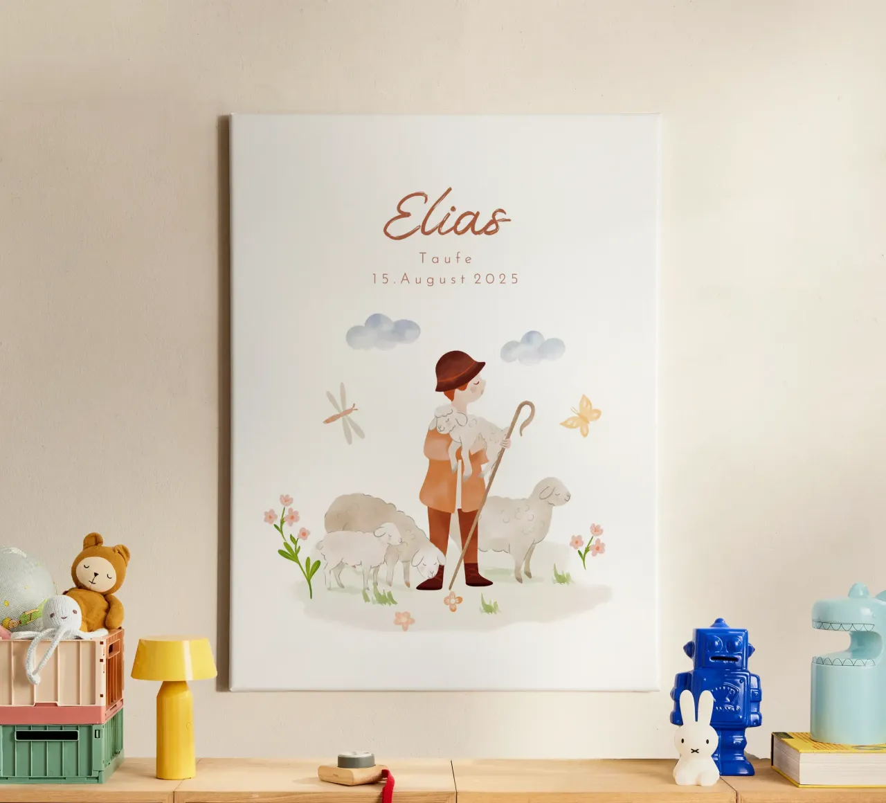Hirte canvas met Baklijst van Kartenliebe
