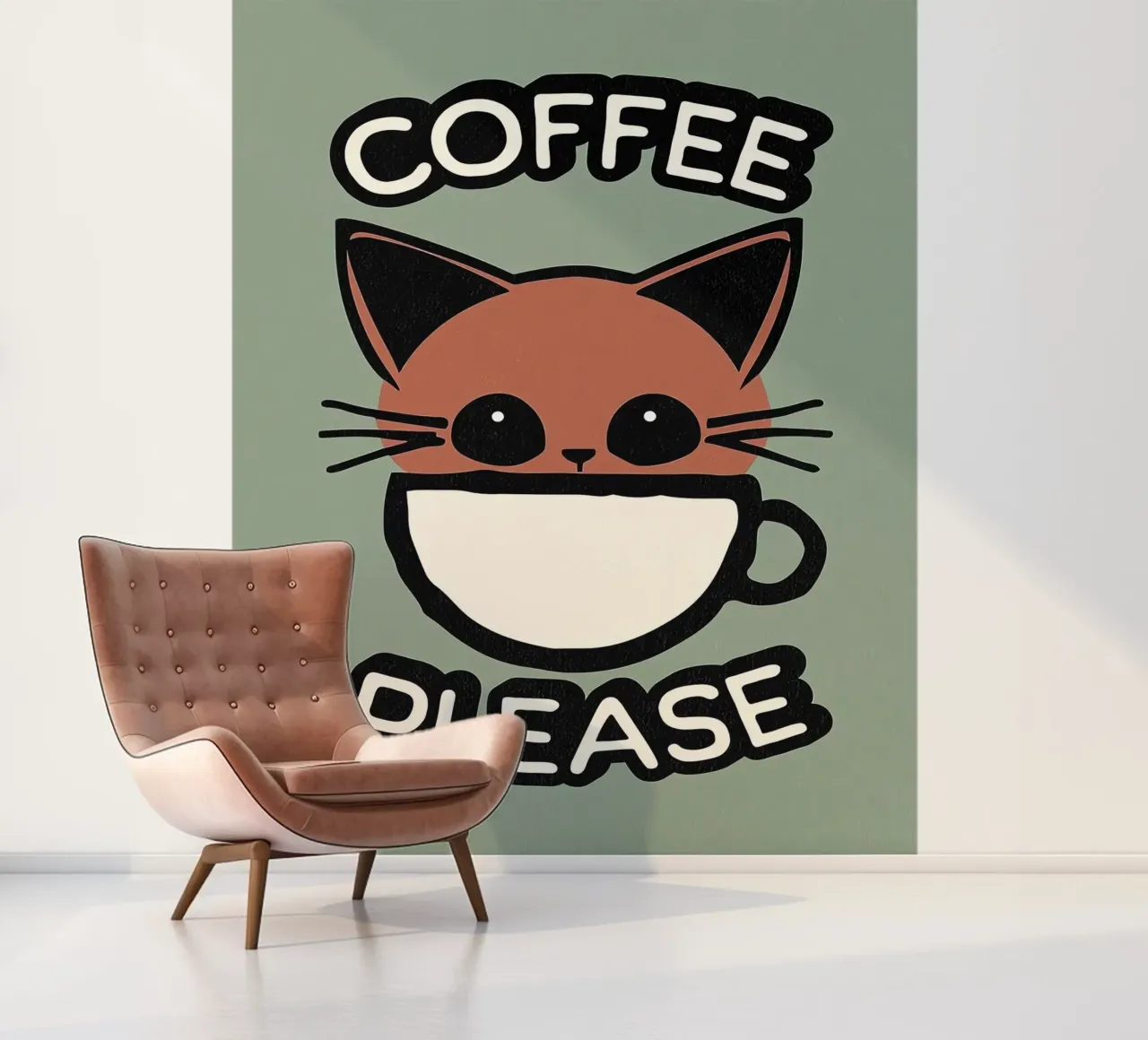 Cute Cat Coffee photo wallpaper by Arjun
