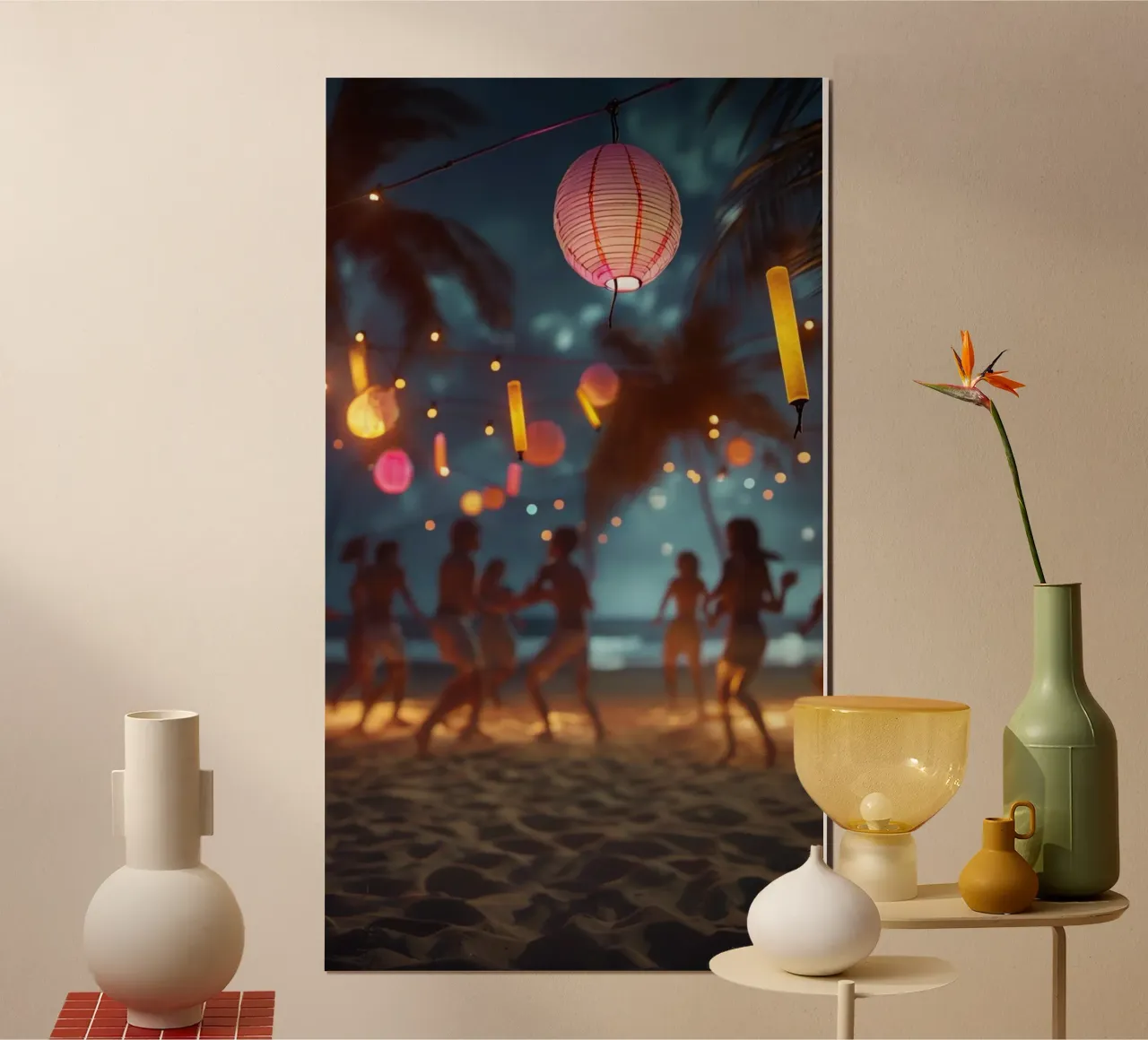 Thailand Paradise poster with aluminum frame by Wanderlust Vibes