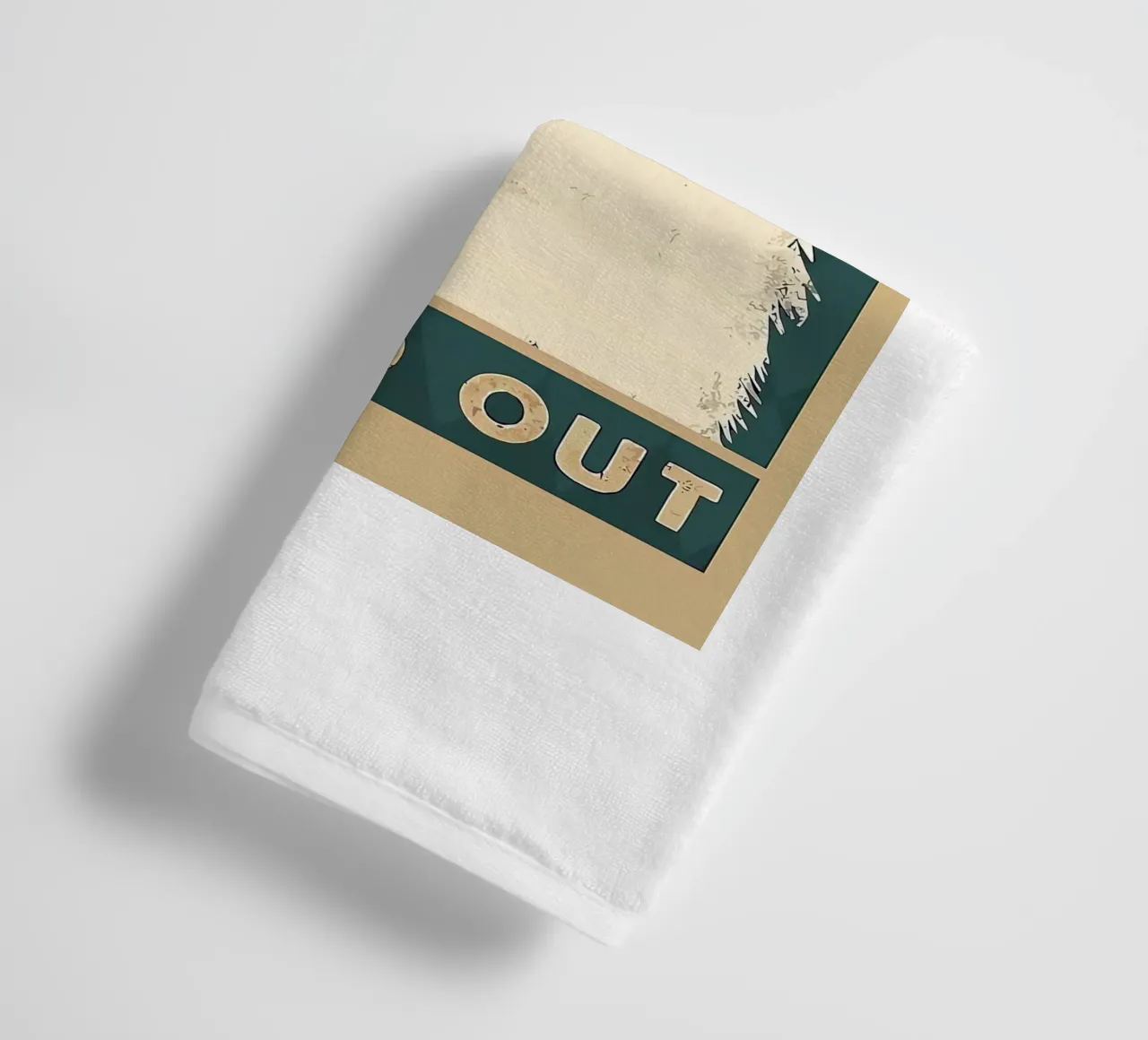 Fluffy Cat towel by Arjun
