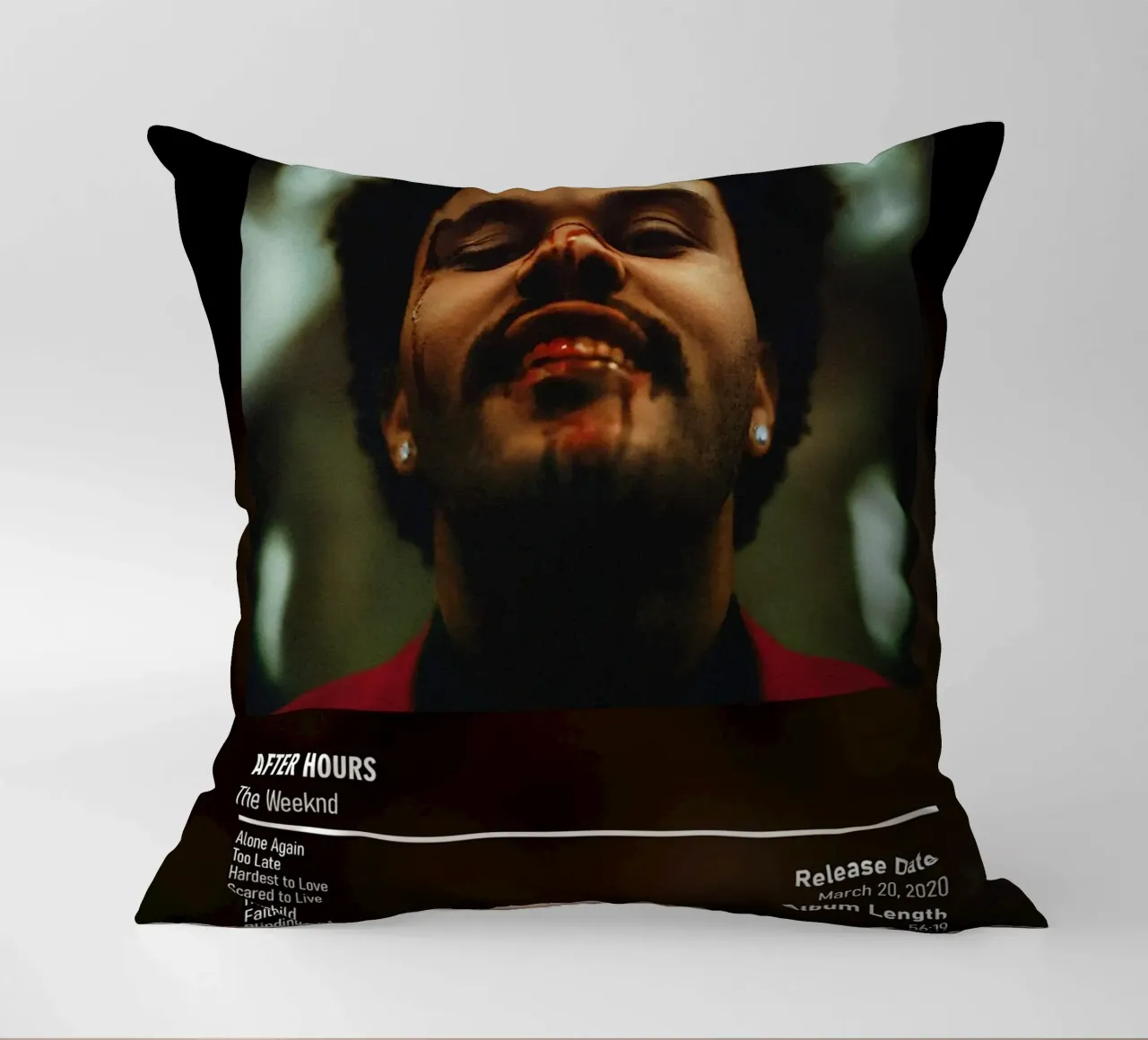 After Hours By The Weeknd cuscino da DGUnder