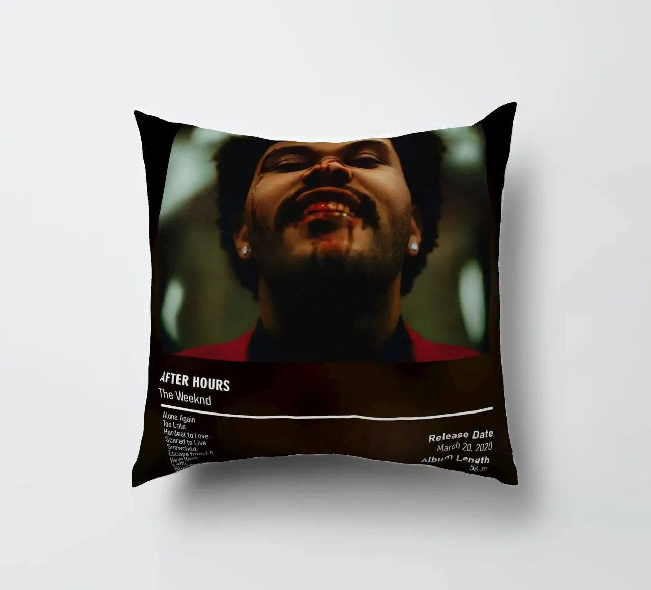 After Hours By The Weeknd cuscino da DGUnder