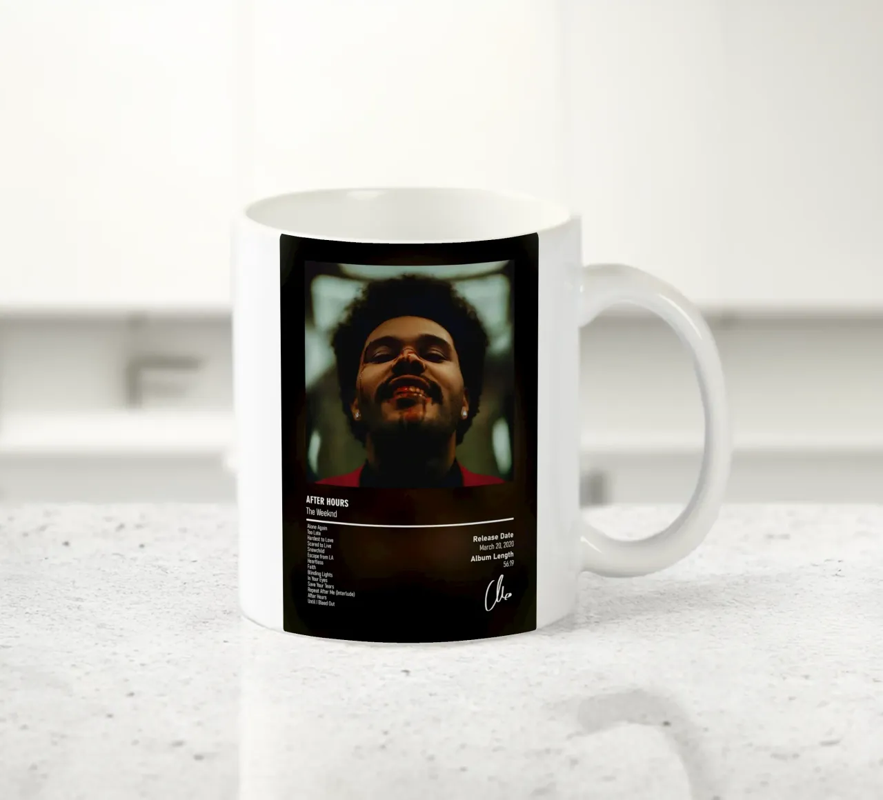 After Hours By The Weeknd tazza in ceramica da DGUnder