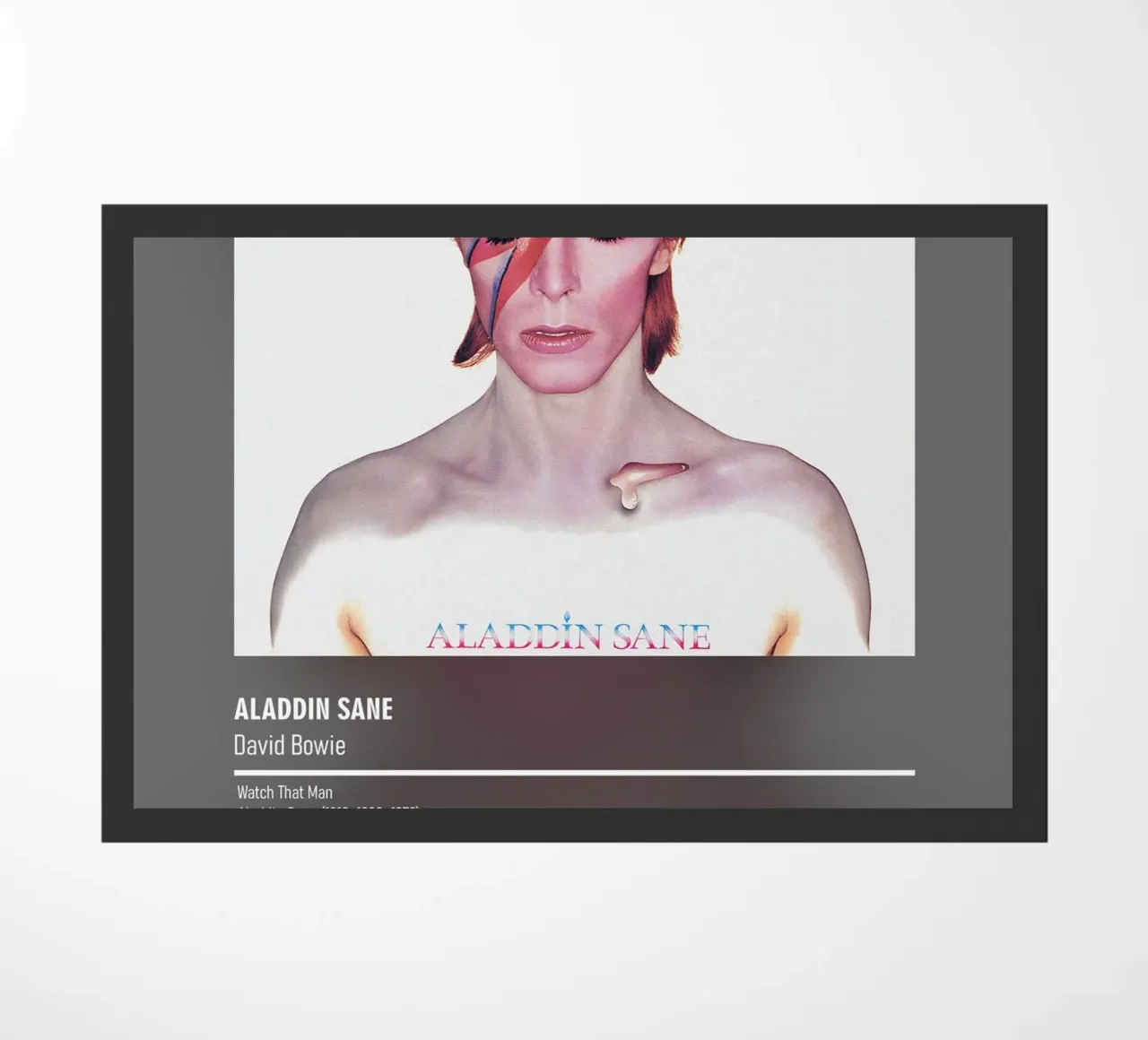 Aladdin Sane By David Bowie zerbino da DGUnder