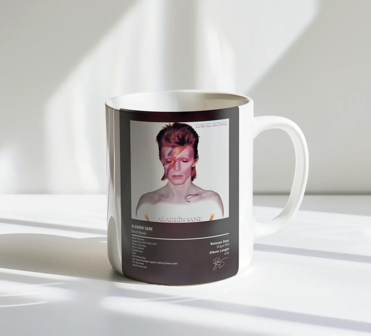 Aladdin Sane By David Bowie tazza in ceramica da DGUnder