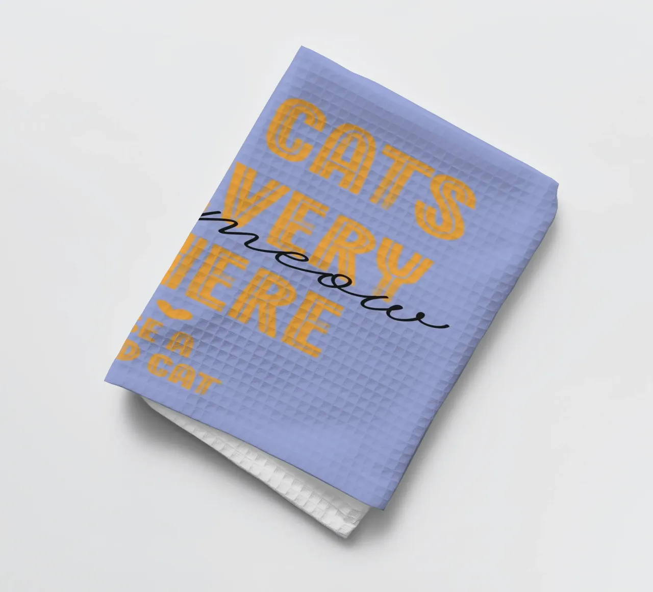 Bad cats go everywhere canovaccio da cucina da Fraysein Design