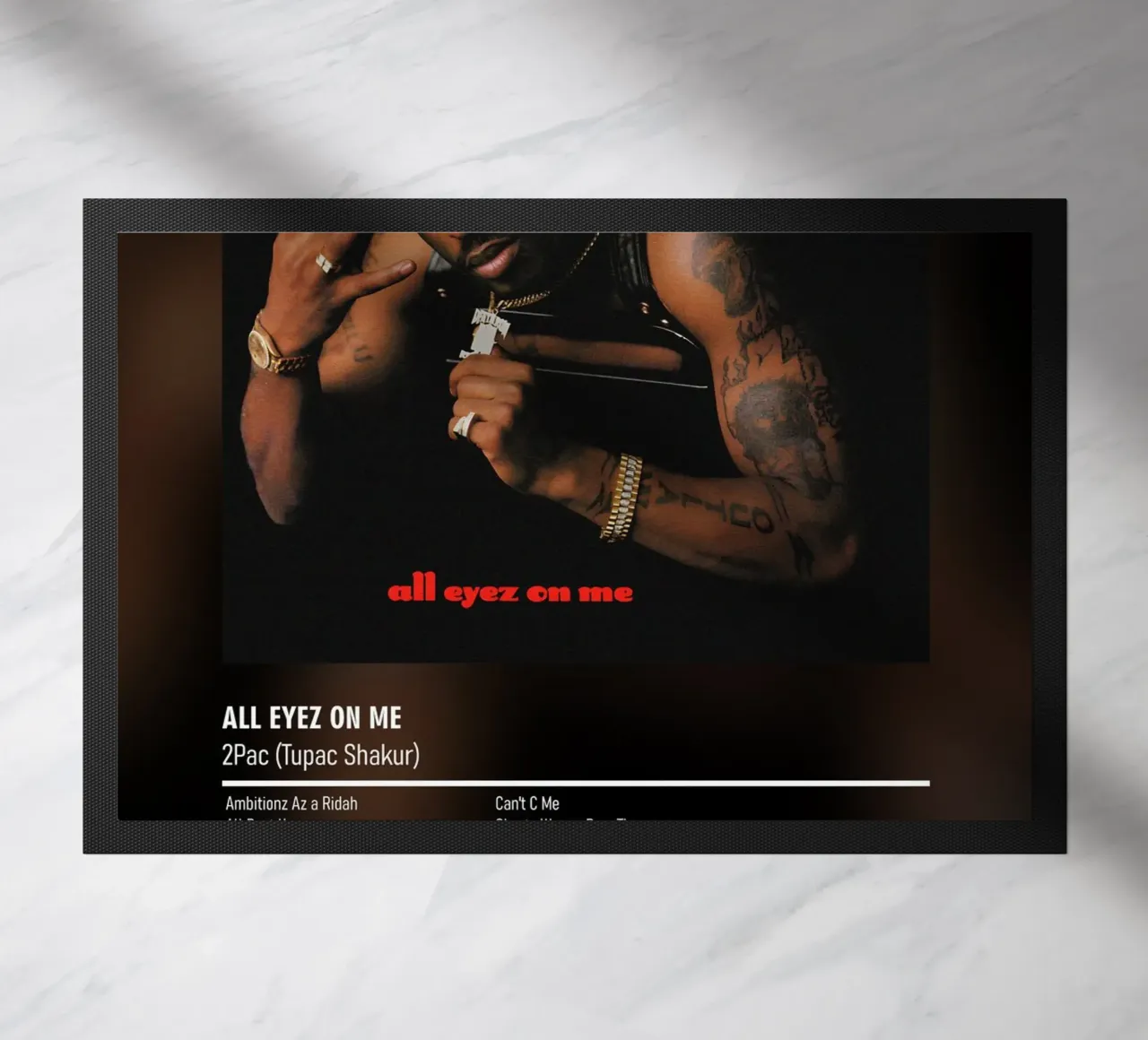 All Eyez on Me By 2Pac Tupac Shakur zerbino da DGUnder