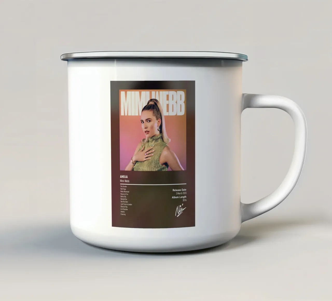 Amelia By Mimi Webb tazza in smalto da DGUnder