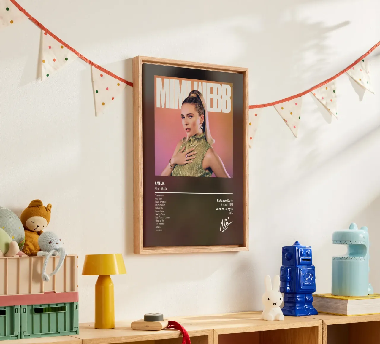 Amelia By Mimi Webb tela con Cornice a cassetta da DGUnder