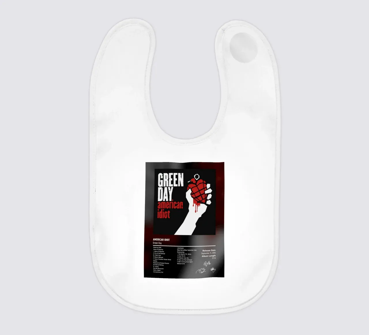 American Idiot By Green Day baby bib by DGUnder